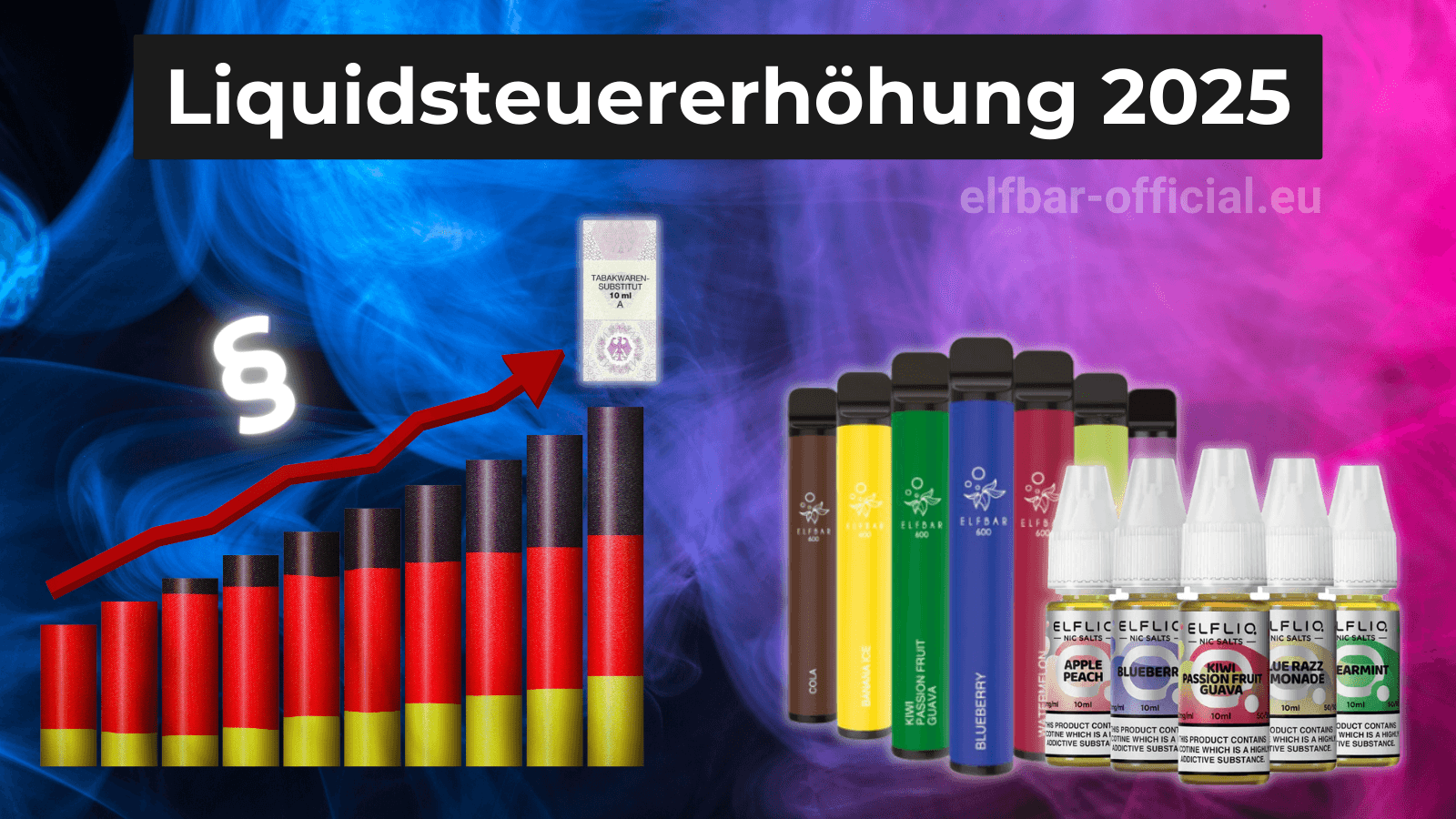 Erhöhung der Liquidsteuer in Deutschland 2025: Was Sie wissen sollten