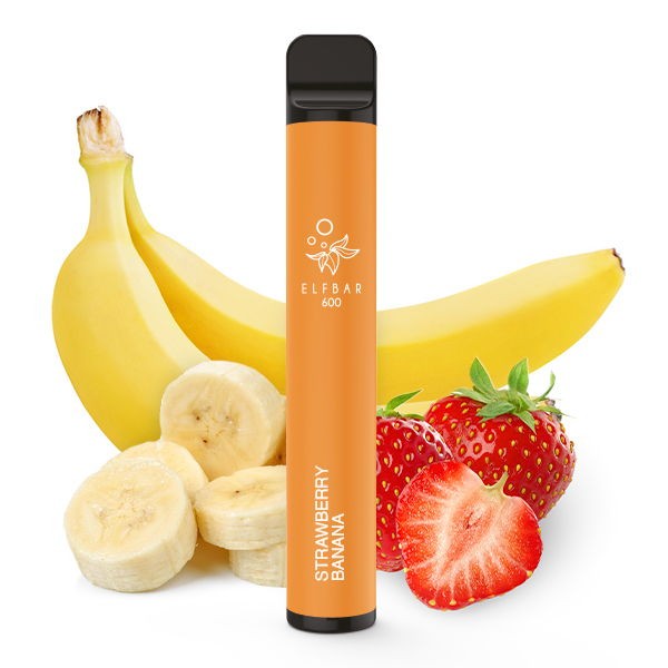 Elfbar 600 - Strawberry Banana - Nikotinfrei