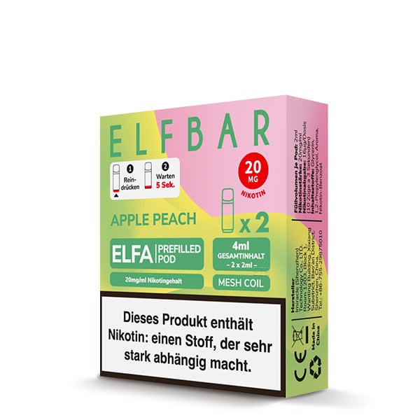 Elfbar Elfa Pods - Apple Peach (2-pack)