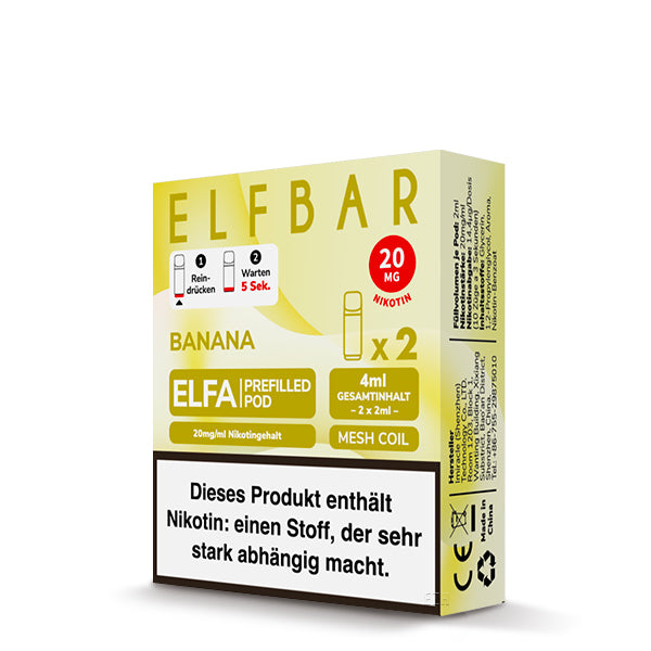 Elfbar Elfa Pods - Banana (2-pack)