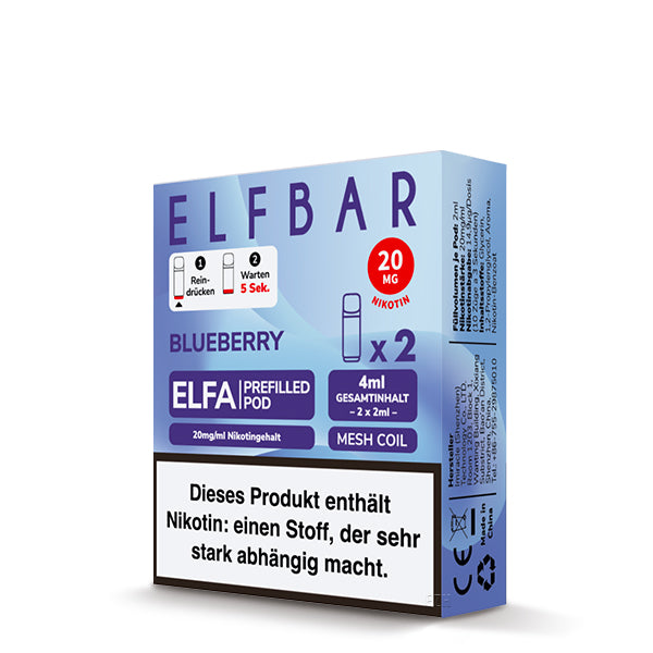 Elfbar Elfa Pods - Blueberry (pack of 2)