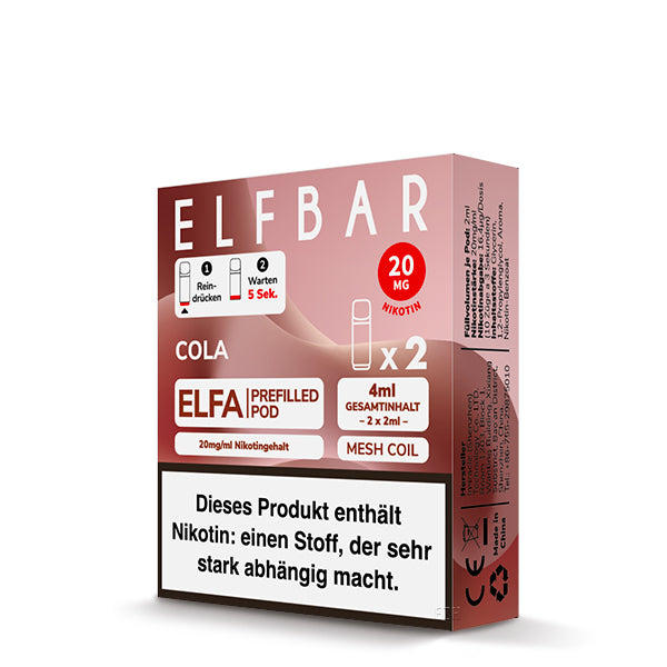 Elfbar Elfa Pods - Cola (pack of 2)