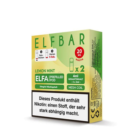 Elfbar Elfa Pods - Lemon Mint (2er Pack) - Elfbar Official