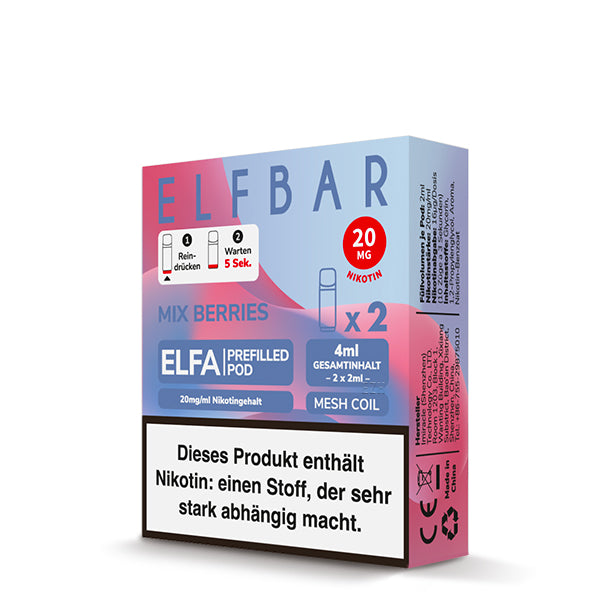 Elfbar Elfa Pods - Mixed Berries (Pack of 2)