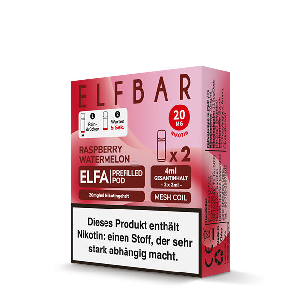 Elfbar Elfa Pods - Raspberry Watermelon (Pack of 2)