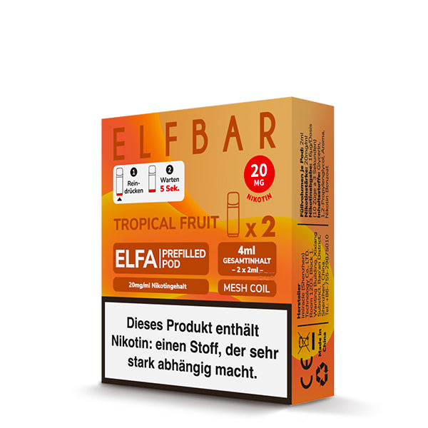 Elfbar Elfa Pods - Tropical Fruits (2-pack)