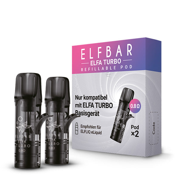 Elfbar Elfa Turbo Refillable Pods (Pack of 2)