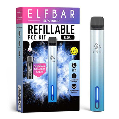 Elfbar Elfa Turbo Pod Kit - Aurora Blue