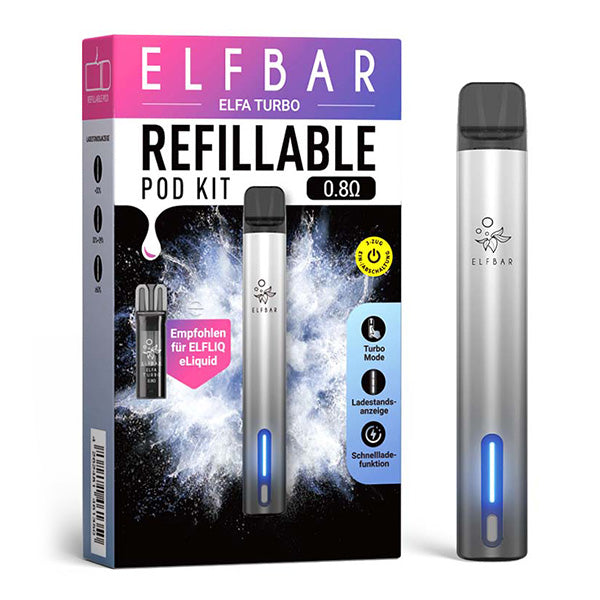 Elfbar Elfa Turbo Pod Kit - Aurora Black