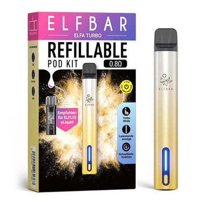 Elfbar Elfa Turbo Pod Kit - Aurora Gold