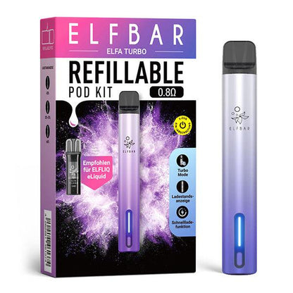 Elfbar Elfa Turbo Pod Kit - Aurora Purple