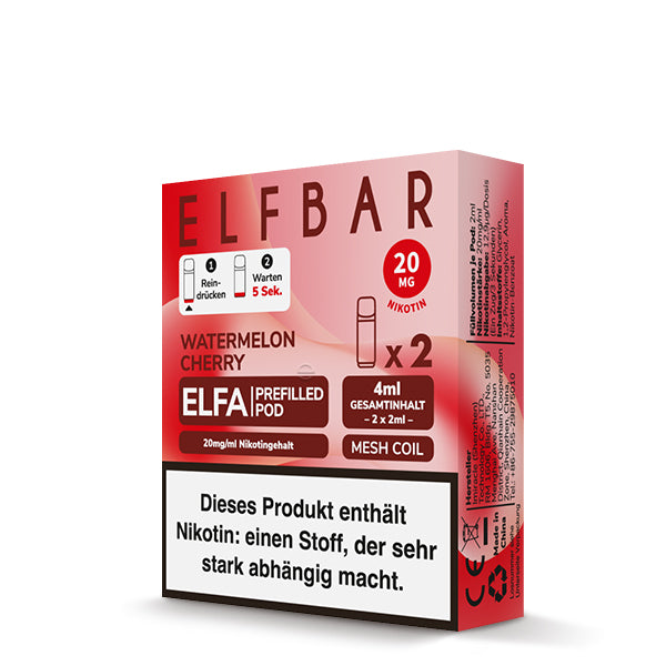 Elfbar Elfa Pods - Watermelon Cherry (Pack of 2)