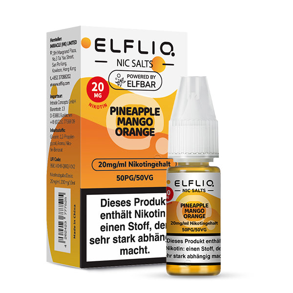 Elfbar ELFLIQ - Pineapple Mango Orange