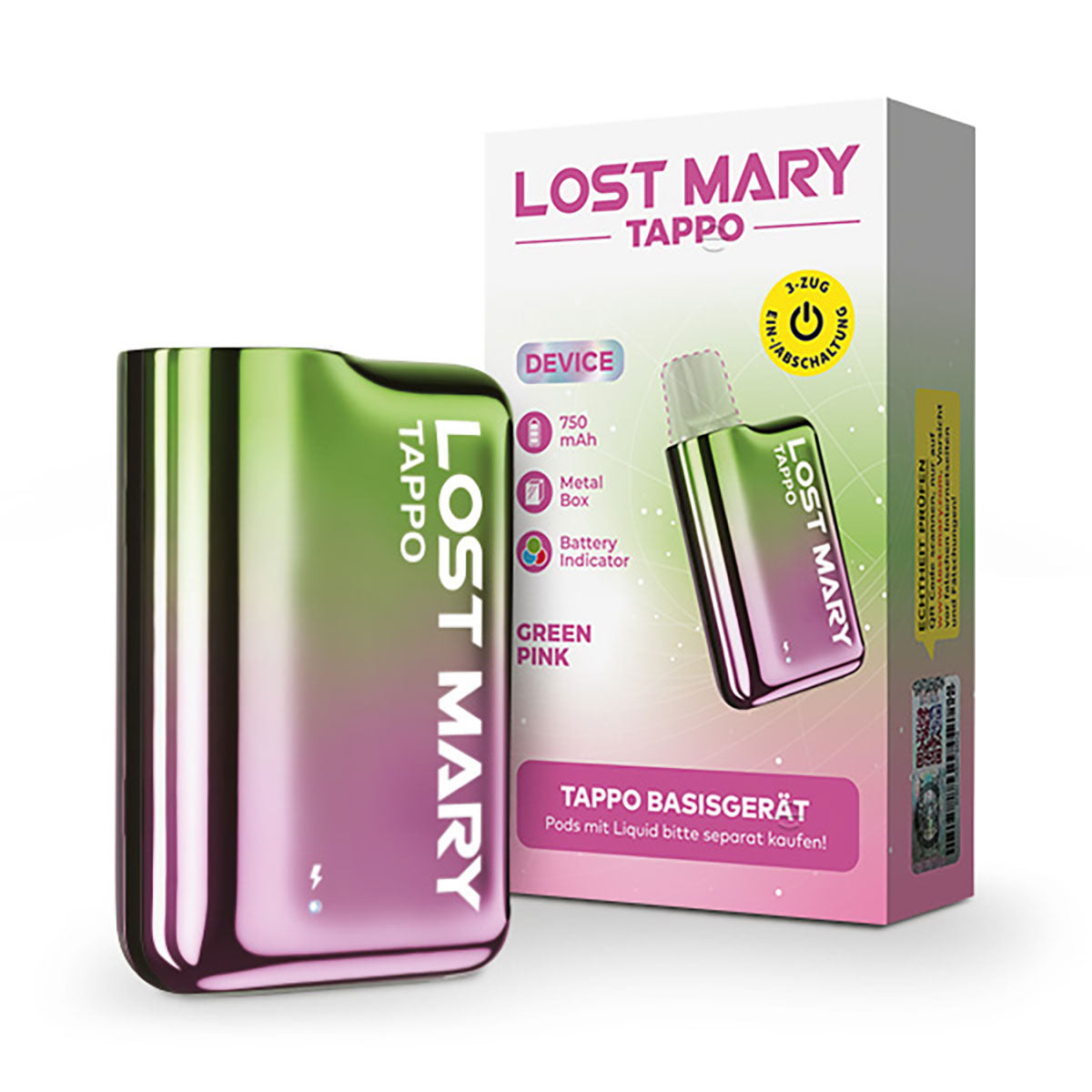 Elfbar Lost Mary Tappo Base Unit - Green Pink